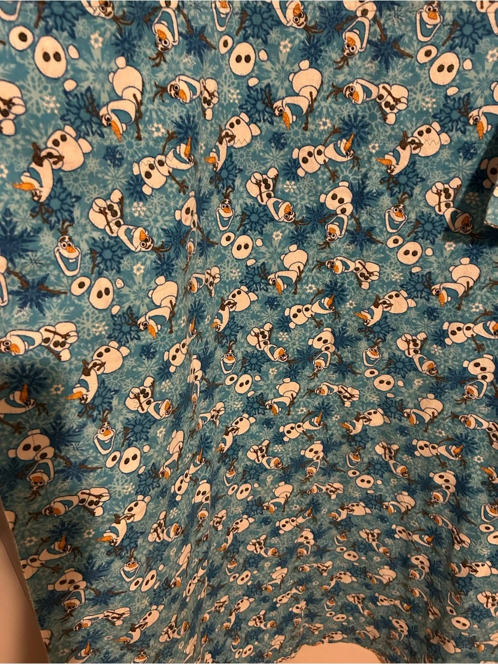 Handmade bright blue